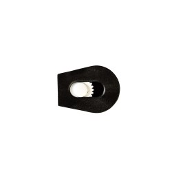 Зажим для шнура 4 мм KL  Чёрный + Белый (поштучно)  в Пскове