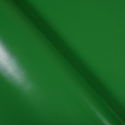 Ткань ПВХ 450 гр/м2, Зелёный (Ширина 160см), на отрез  в Пскове