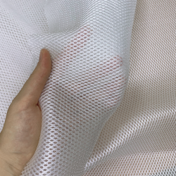Сетка 3D трехслойная Air mesh 160 гр/м2, цвет Белый (на отрез)  в Пскове