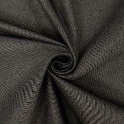 Ткань Рогожка (мебельная), цвет Тёмно-Серый (на отрез)  в Пскове