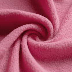 Флис Односторонний 130 гр/м2, цвет Розовый (на отрез)  в Пскове
