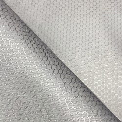 Ткань Оксфорд 300D PU Рип-Стоп СОТЫ, цвет Светло-Серый (на отрез)  в Пскове