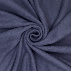 Ткань Флис Односторонний 130 гр/м2, цвет Темно-серый (на отрез)  в Пскове