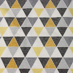 Интерьерная ткань Дак (DUCK), принт &quot;Малые Треугольники&quot; (на отрез)  в Пскове