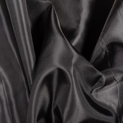 Ткань подкладочная Таффета 190Т, цвет Черный (на отрез)  в Пскове