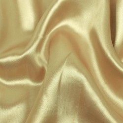Ткань Атлас-сатин ЛЮКС, цвет Золотой (на отрез)  в Пскове