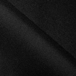 Прорезиненная ткань Оксфорд 600D ПВХ, Черный  в Пскове, 340 г/м2, 359 руб