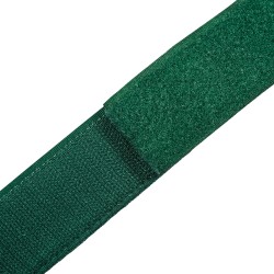 Контактная лента 40мм (38мм) цвет Зелёный (велькро-липучка, на отрез)  в Пскове