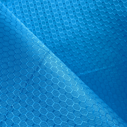 Ткань Оксфорд 300D PU Рип-Стоп СОТЫ, цвет Голубой (на отрез)  в Пскове