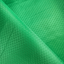 Ткань Оксфорд 300D PU Рип-Стоп СОТЫ, цвет Зелёный (на отрез)  в Пскове