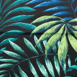 Интерьерная ткань Дак (DUCK), принт &quot;Тропические листья&quot; (на отрез)  в Пскове