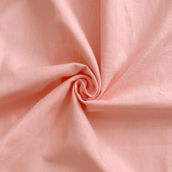 Ткань Перкаль, цвет Персиковый (на отрез)  в Пскове